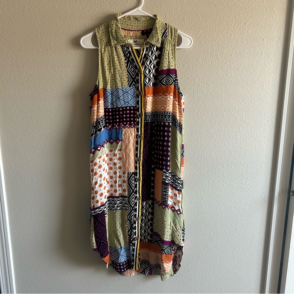Anthropologie Everyday Patchwork Dress - Picture 5 of 10